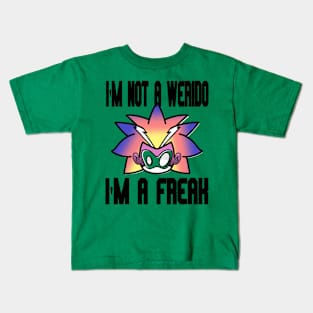 i'm not a weirdo i'm a freak "yellow pink purple" Kids T-Shirt